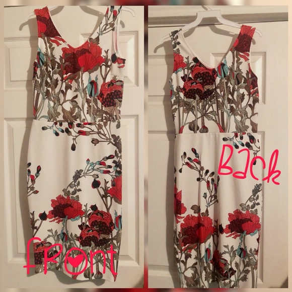 Floral fitted dress